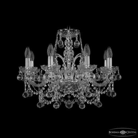 Люстра Bohemia Ivele Crystal  1411/8/195 Ni Balls
