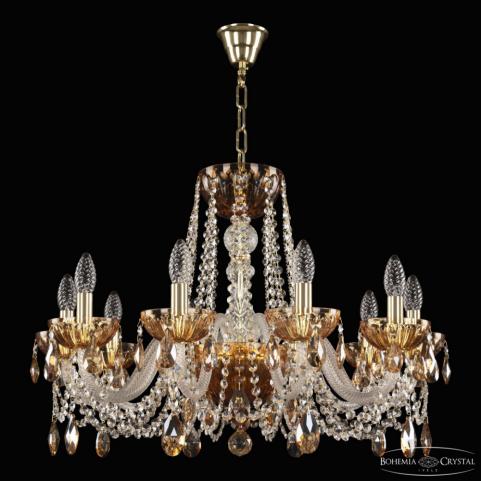 Люстра Bohemia Ivele Crystal 5402/10/240 G Amber/M-1H K721