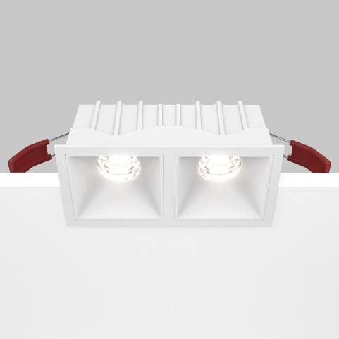 Точечный светильник Maytoni Technical Alfa LED DL043-02-10W4K-SQ-W