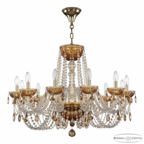 Люстра Bohemia Ivele Crystal 5402/12/300 G Amber/M-1G K721