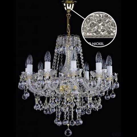 Люстра Art Glass JESSICA VIII. NICKEL CE