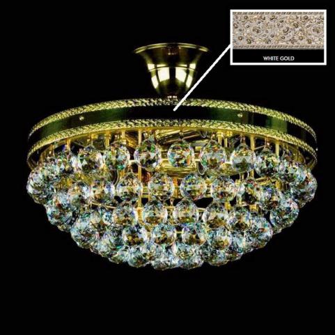 Люстра Art Glass LEILA I. WHITE GOLD CE
