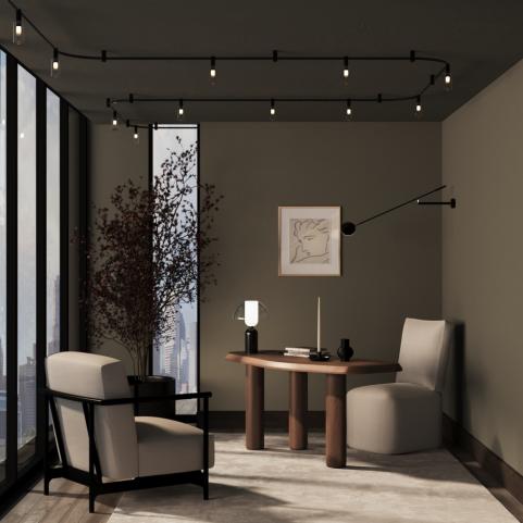 Трековый светильник Maytoni Technical 3000К  Magnum TR207-1-3W3K-B