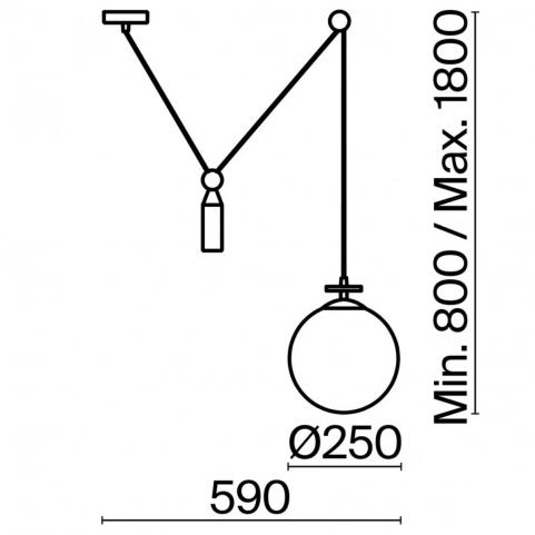 Подвесной светильник Freya Impulse FR5221PL-01B