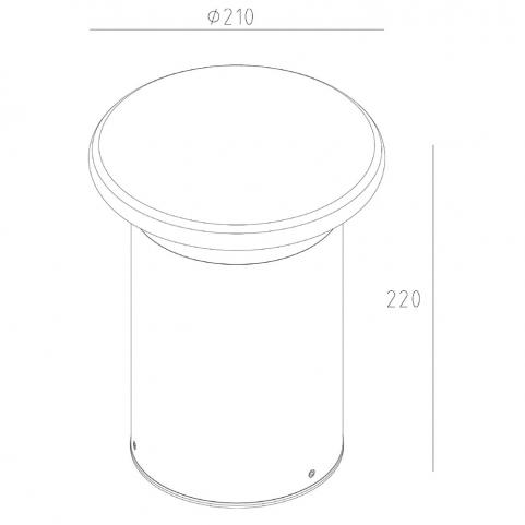 Уличный светильник Maytoni Grip O460FL-L10GF3K
