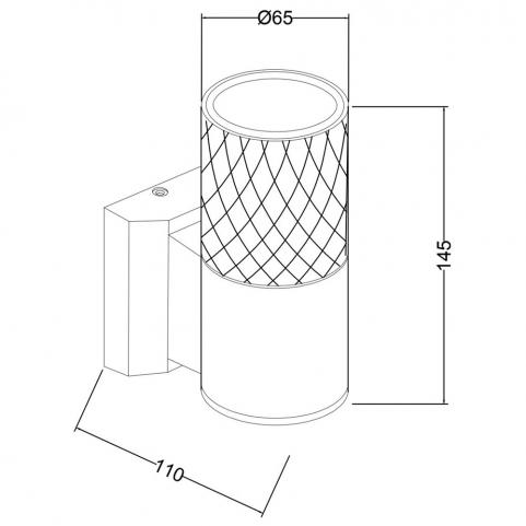 Настенный уличный светильник Maytoni Bowery O583WL-01W