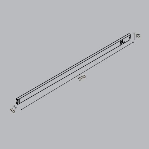 Трековый светильник Maytoni Technical Levity 4000К Basis TR190-1-5W4K-B