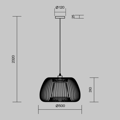 Подвесной светильник Maytoni Kirigami MOD409PL-01W