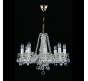 Люстра Art Glass RADKA VIII. FULL CUT R14 WHITE NICKEL