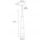 Светильник подвесной Arte Lamp Sabik A6576SP-1BK