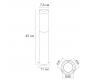 Уличный фонарь Arte Lamp Salire  A3158PA-1BK