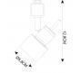 Трековый светильник Arte Lamp Almach   A1906PL-1WH