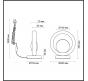 Настольный светильник Odeon Light Saturn 5443/1T