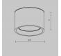 Точечный светильник Maytoni Technical Ceiling 4000K Hydra C090CL-10W4K-B