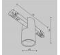 Трековый светильник Maytoni Technical Exility 3000K  Alfa TR122-2-7W3K-W