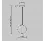 Подвесной светильник Maytoni  Misterio MOD379PL-L6B3K
