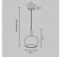 Подвесной светильник Maytoni  Spirito MOD286PL-L18G3K